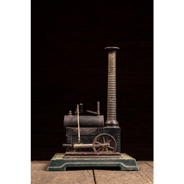 Early 20th Century Bing German Tabletop Live Steam Engine Model For Sale - Image 4 of 8