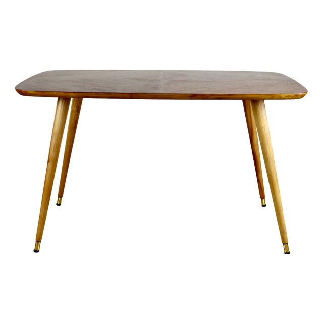 Vintage Swedish Coffee Table in Walnut, 1970s For Sale