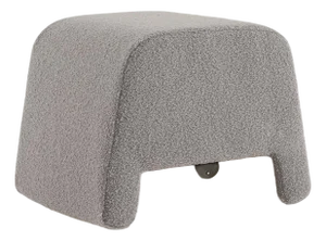 Onigiri Wool and Oak Pouf by Morica Design