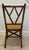 Antique Tortoise Rattan Bamboo Side Chair For Sale - Image 4 of 11