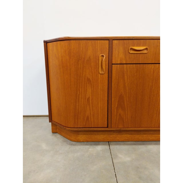 Brown Vintage Mid Century Modern Teak Credenza by G Plan For Sale - Image 8 of 11