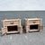 Late 20th Century Boho Chic Chunky Bamboo Wicker Nightstands - A Pair For Sale - Image 5 of 12