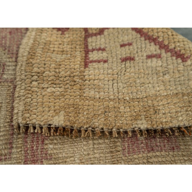 Turkish Mini Rug Oriental Hand Knotted Vintage Rug 1'7" x 2'11" #21182 For Sale In Houston - Image 6 of 8