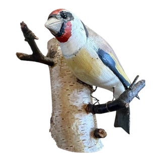 Wood Carved Austrian Bird Vintage #65 For Sale