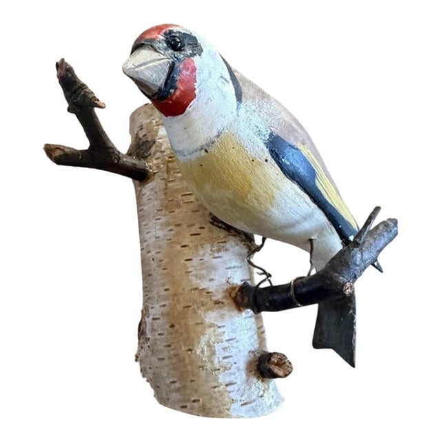 Wood Carved Austrian Bird Vintage #65 For Sale