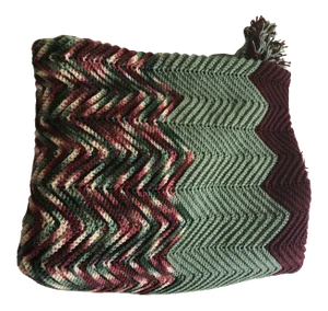Handmade Crochet Multi Color Bed Cover / Throw