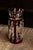 Pair of 19th Century Bohemian Ruby Glass Mantle Lusters With Prisms For Sale In Chicago - Image 6 of 10
