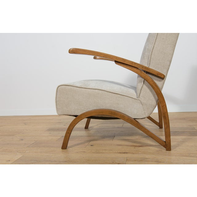 Model 410 Armchair by Jindřich Halabala for Up Závody, Former Czechoslovakia, 1930s For Sale - Image 6 of 18