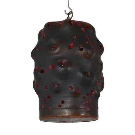 Free-Form Ceramic Pendant Lamp, Netherlands, 1960s For Sale