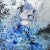 Vintage Murano Seguso Arte Vetro Blue Black Abstract Scavo Surface Texture Italian Art Glass Flower Vase For Sale - Image 9 of 10