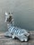 Silver Vintage Silver Mirrored Zebra For Sale - Image 8 of 12