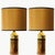 Ceramic Floor or Table Lamps from Bitossi with Silk Lampshades attributed to R. Houben, 1970s, Set of 2 For Sale - Image 9 of 10