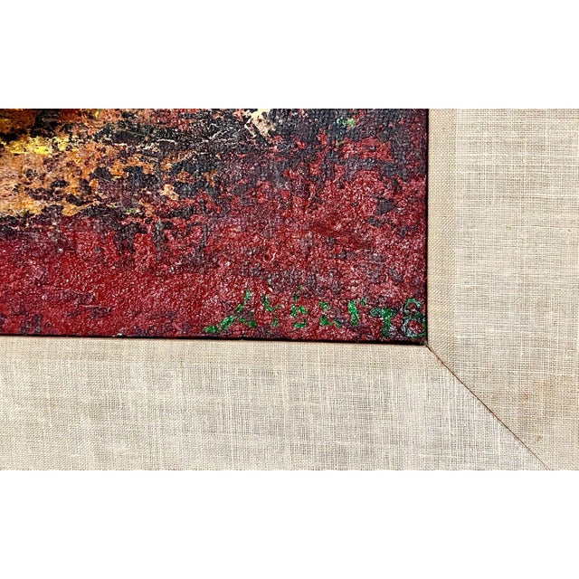 Expressionism Miguel Angel Aybar Llauca, Peruvian Expressionist Oil Painting Miguel Aybar Modernist Latin American Art For Sale - Image 3 of 8