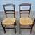 Farmhouse 2011 Pottery Barn Isabella Ladder Back Rush Seat Dining Chairs, Set of 4 For Sale - Image 3 of 10