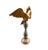 Add a playful touch to your space with this unique European hand-carved wood bird sculpture. Standing majestically on a...