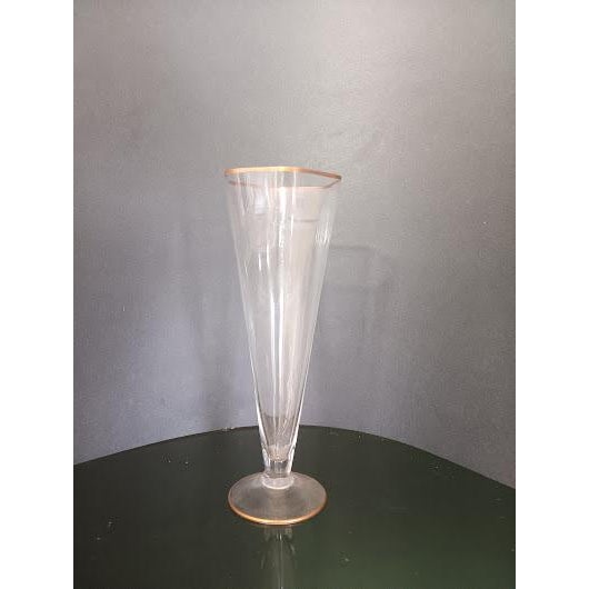 Carlo Moretti 1981 Hand Blown Murano Fluts by Carlo Moretti - Set of 6 For Sale - Image 4 of 4