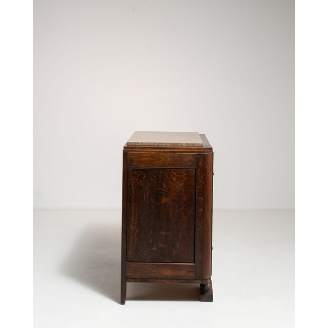 19th Century France Art Deco Brown Wood Chests of Drawers For Sale In Greensboro - Image 6 of 10