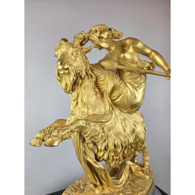 After Philippe-Laurent Roland, Bacchante Riding a Goat, 19th Century, Bronze For Sale - Image 6 of 18