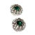 Metal Vintage Flower Earrings from Christian Dior, 1963, Set of 2 For Sale - Image 7 of 12