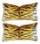 Designer Italian Scalamandré Le Tigre (Tiger) Pillows 23" X 13" - Pair For Sale