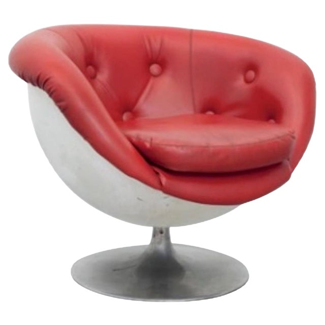 Vintage P180 Armchair by Gastone Rinaldi, 1968 For Sale