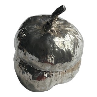 Silver Squash Sculpture For Sale