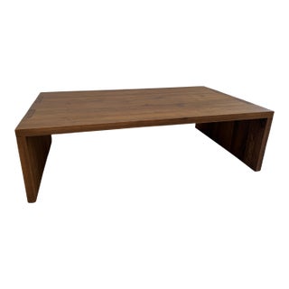Solid Wood Restoration Hardware Coffee Table For Sale