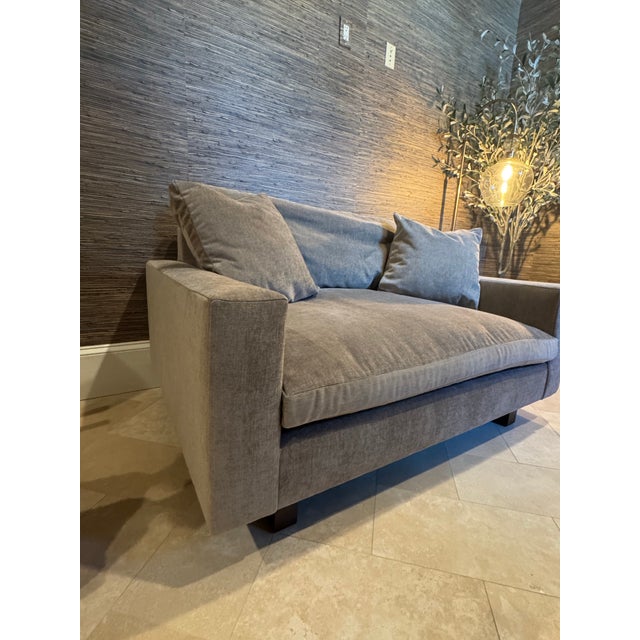 West Elm West Elm Harmony Chair & a Half For Sale - Image 4 of 6