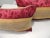 Traditional Antique Red and Gold Silk Velvet Decorative Lumbar Pillows - Set of 2 For Sale - Image 3 of 6