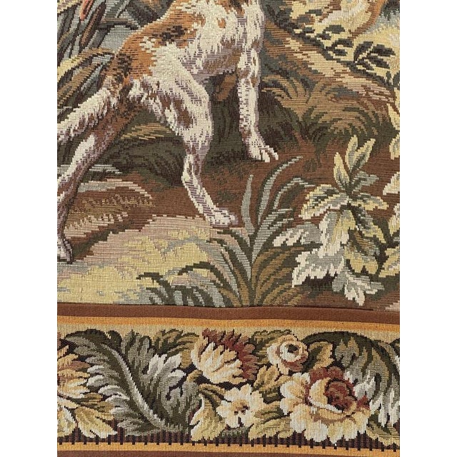 Vintage French Jacquard Tapestry with Autumn-Winter Motif in the style of Aubusson, 1970s For Sale - Image 14 of 18