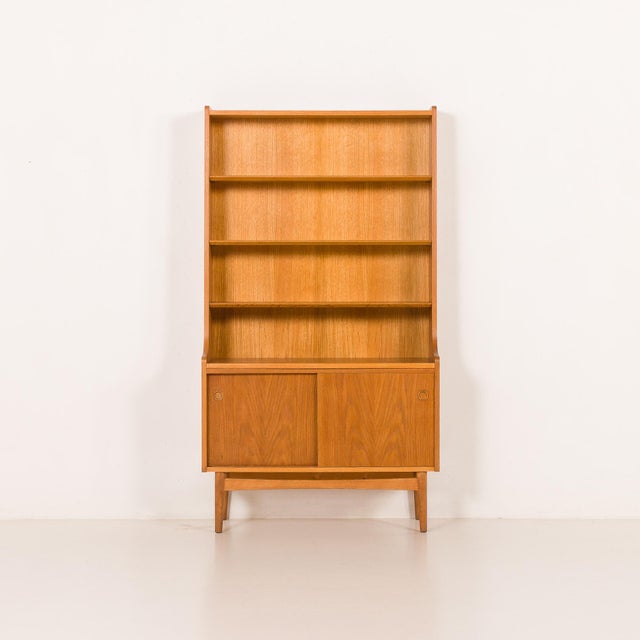 Vintage Oak Bookcase by Johannes Sorth for Nexo, 1960s For Sale - Image 16 of 16