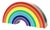 Raw & Rainbow Rainwow Sculpture in Powder-Coated Aluminum by Altreforme For Sale