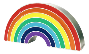 Raw & Rainbow Rainwow Sculpture in Powder-Coated Aluminum by Altreforme