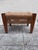 A beautifully crafted rope footstool in the tradition of French mid-century makers Audoux-Minet, whose work defined the...