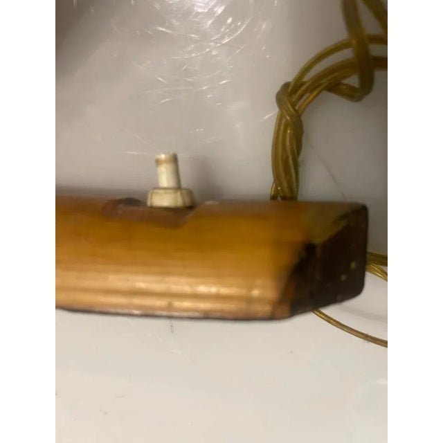 Vintage Bamboo Sconces attributed to Louis Sognot, France, 1960s, Set of 3 For Sale - Image 3 of 10