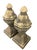 Pair of Large Neoclassical Weathered Stone Finials For Sale - Image 4 of 7