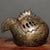 Early 21st Century Antiqued Bronze Rooster Incense Burner - Chinese Gilt Metal Bird Sculpture For Sale - Image 5 of 9