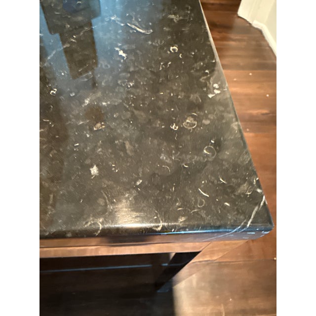 Florence Knoll 1990s Florence Knoll Black Marble Coffee Table for Knoll Studio For Sale - Image 4 of 6