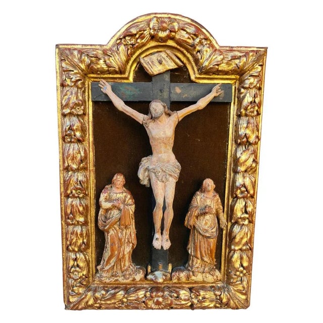 Wood Religious Artist, Calvary, 17th Century, Boxwood For Sale - Image 7 of 12