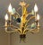 1970s Italian Mid-Century Tole Five Light Chandelier With Gathered Blue Flowers, Grasses and Wheat Stalks For Sale - Image 17 of 18