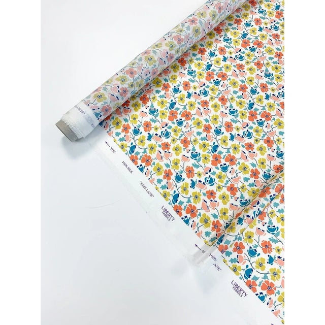 English Silk Pillowcase Made With Liberty Fabric Edie Lane For Sale - Image 3 of 5