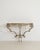 Gold Art Deco Wrought Iron Console Table with Marble Top For Sale - Image 8 of 15