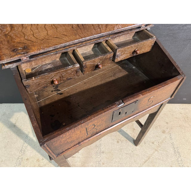 17th Century Writing Slope Box For Sale - Image 4 of 12