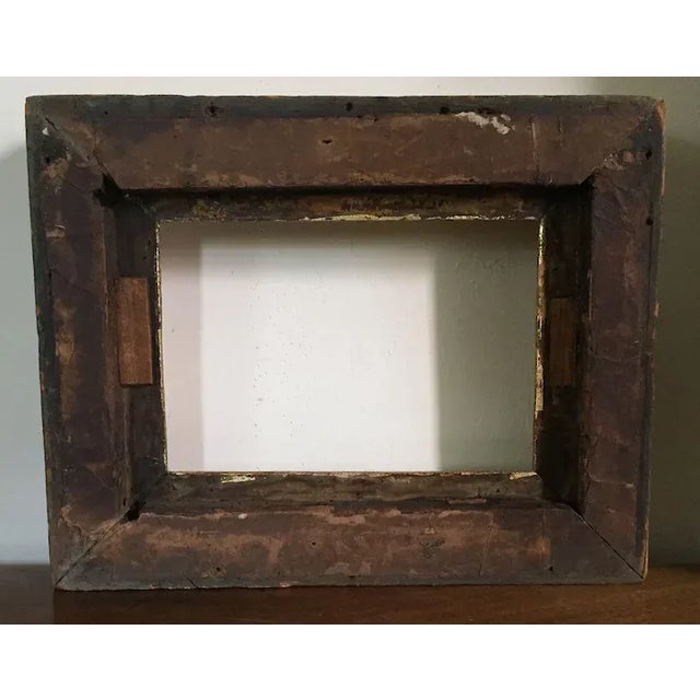 1820s French Empire Gilt Wood Picture Frame For Sale - Image 10 of 11