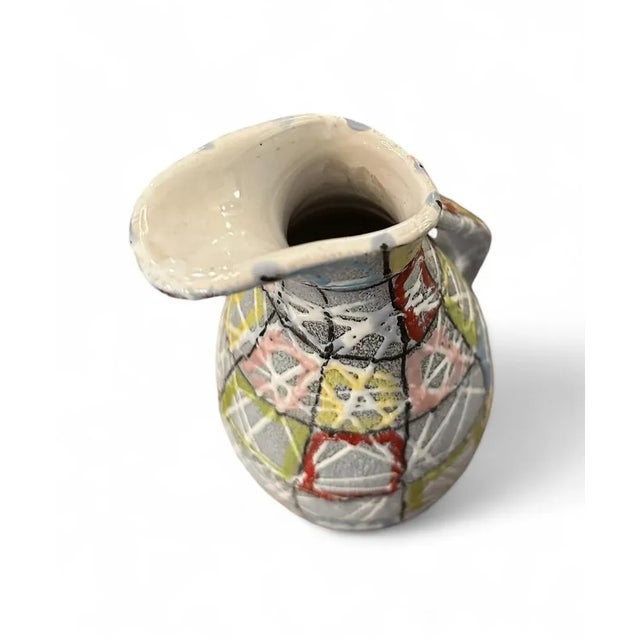 Ultra Hand-Painted Vase by Fratelli Fanciullaccii, 1950, Set of 3 For Sale - Image 11 of 12