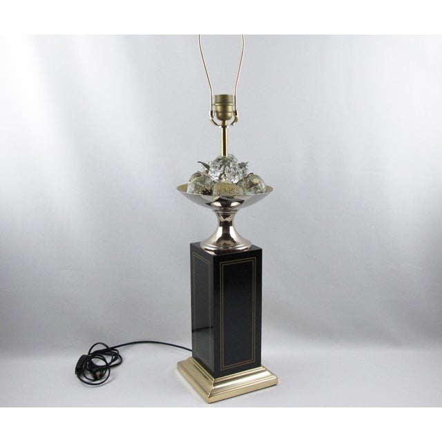 Maison Charles Paris Tall Table Lamp, France, circa 1960 A rare and exceptional lighting piece by the renowned French...