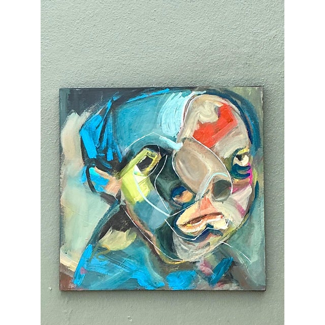 Abstract Figurative Oil Painting on Canvas For Sale - Image 15 of 15