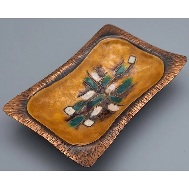 MOS26Mid-Century Brutalist Style Trinket Tray For Sale - Image 4 of 5