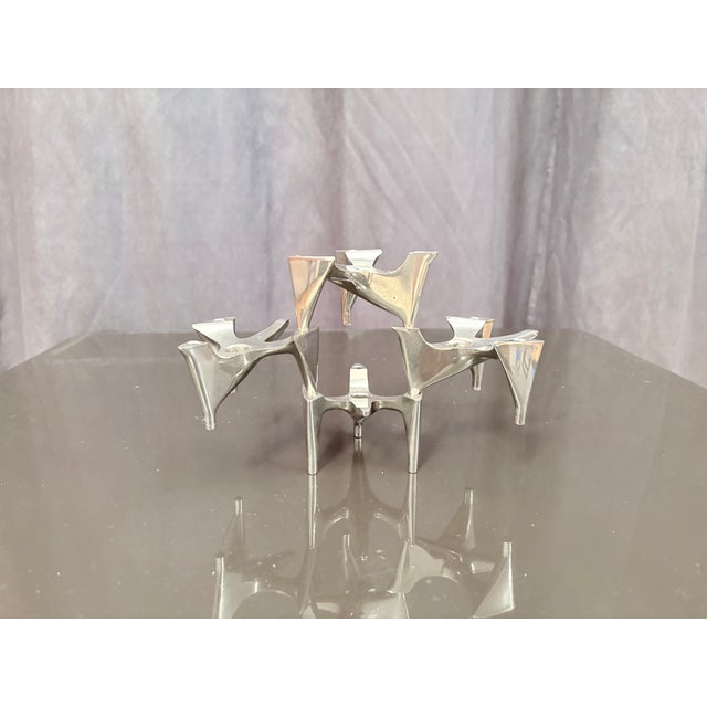 Space Age Modular Candlesticks from Hammonia Motard, Germany, 1970s, Set of 4 For Sale - Image 9 of 9