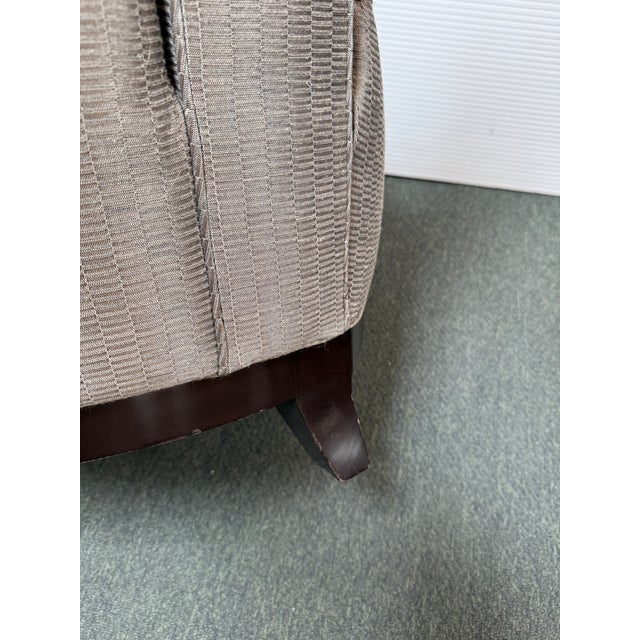Silver A. Rudin Slipper Chair, Model 642 For Sale - Image 8 of 12